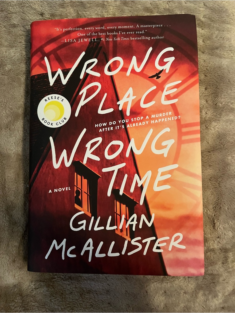 Wrong Place Wrong Time by Gillian McAllister - Red/Orange Cover